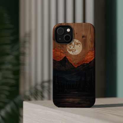 "Elevate Your Style with the Mountain Moonlight Phone Case" -MagSafe Tough Cases