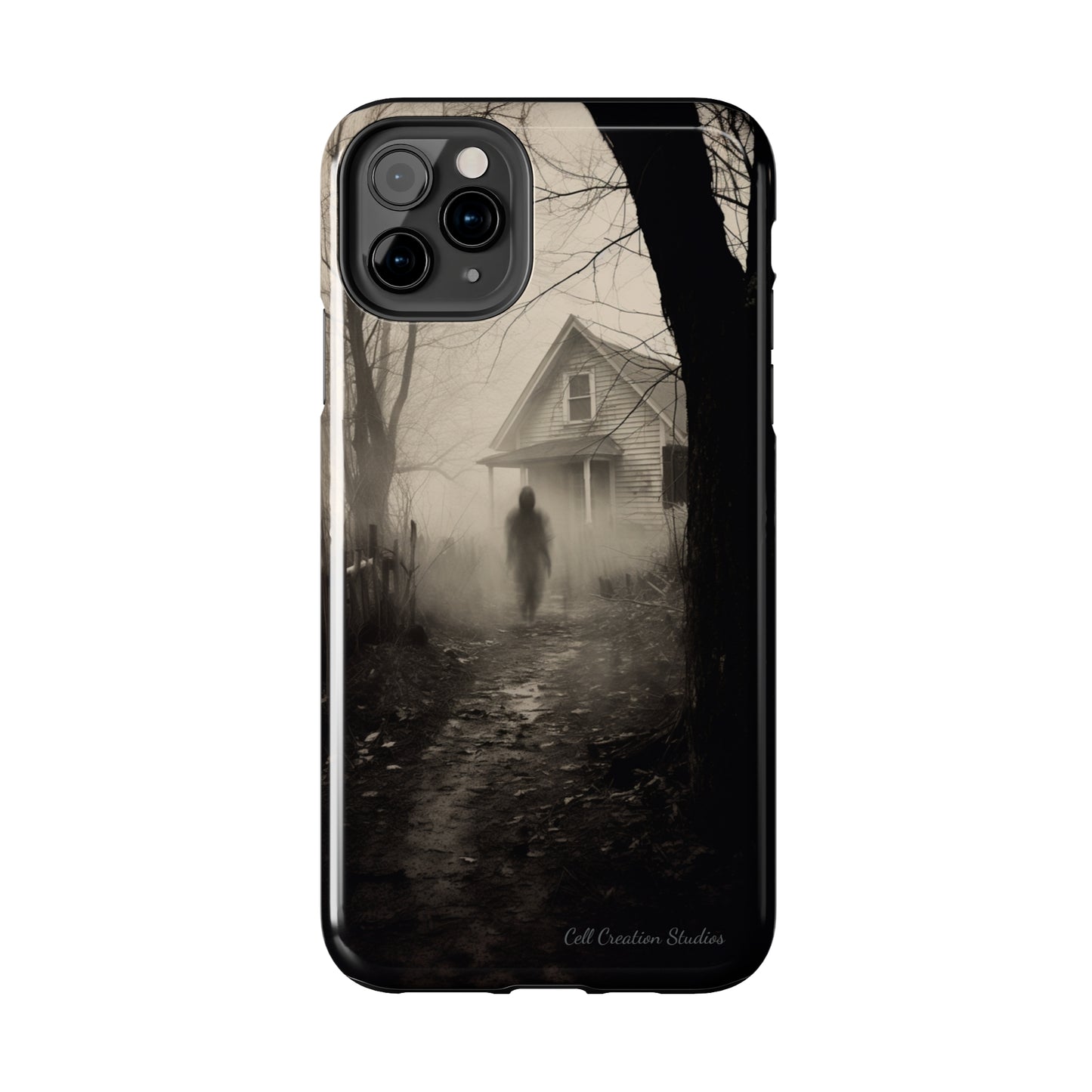 Introducing the "Ethereal Encounter" Cell Phone Case – Unveil the Mystery of the Ghostly Presence -Tough Phone Cases