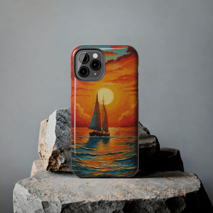 "Sailboat Sunset" -Tough iPhone Cases