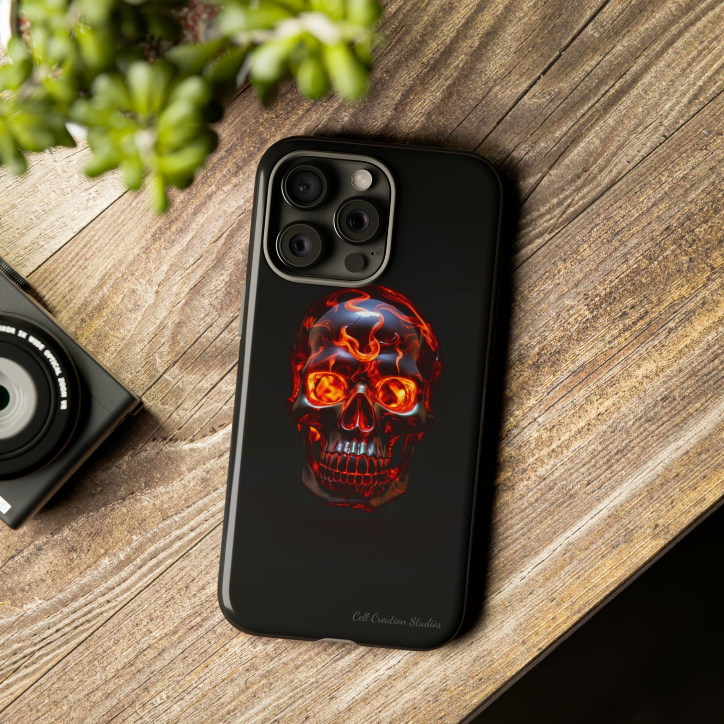 "Inferno Cranium" Phone Case -Tough Cases