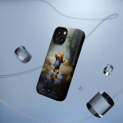 Introducing the "Winnie-The-Pooh Puddle Splash" Cell Phone Case – A Splash of Nostalgic Fun -MagSafe Tough Cases