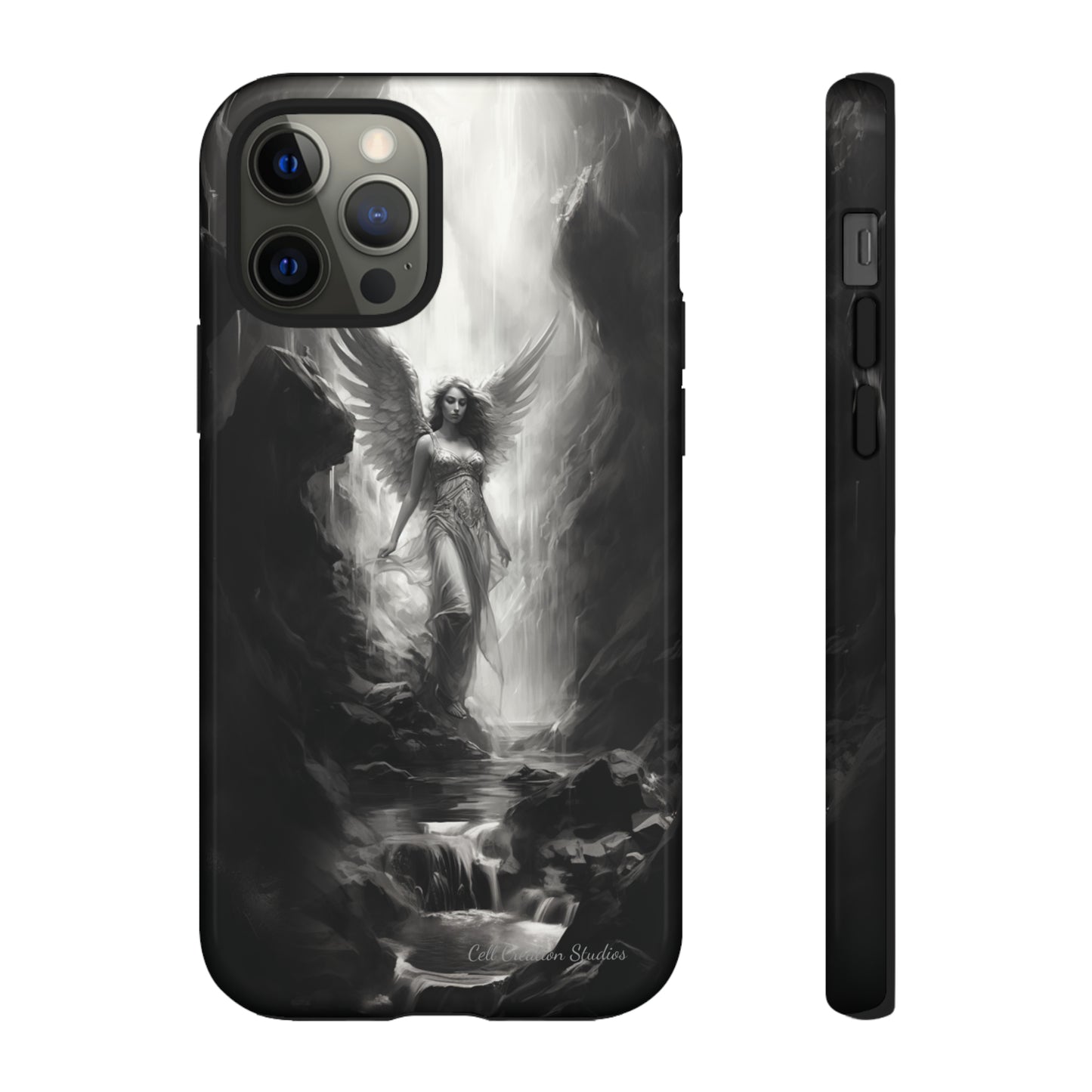 "Seraphic Streams" Angelic Ravine Phone Case -Tough Cases