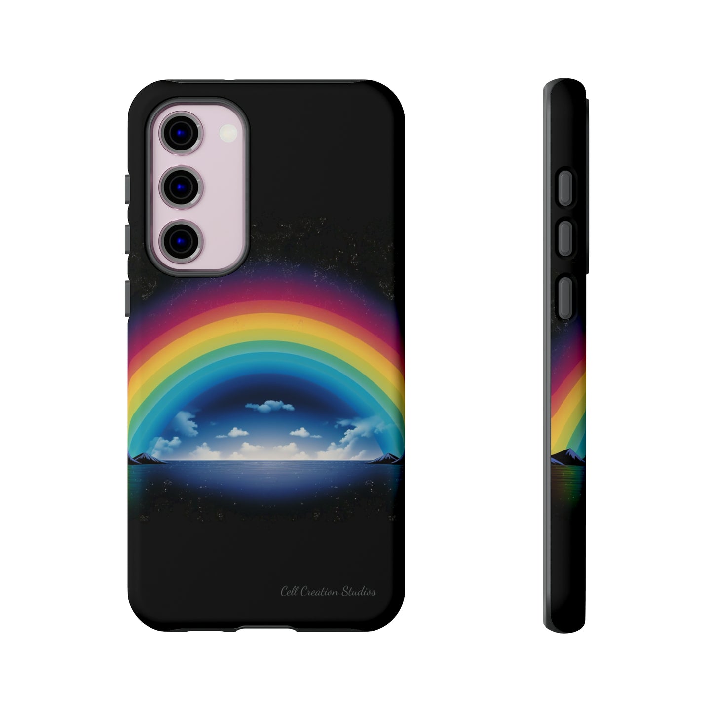 "Vibrant Skies: Rainbow Sunset" Cell Phone Case -Tough Cases