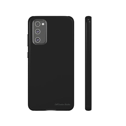 "Stealth Black Defender" -Tough Samsung Phone Cases