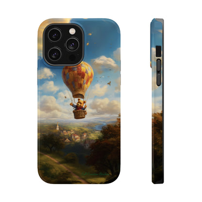 Introducing the "Winnie-The-Pooh's Balloon Adventure" Cell Phone Case – Soar to New Heights in Style -MagSafe Tough Cases