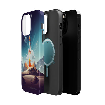 Introducing our "Galactic Odyssey" Cell Phone Case – Launch Your Device into Adventure -MagSafe Tough Cases