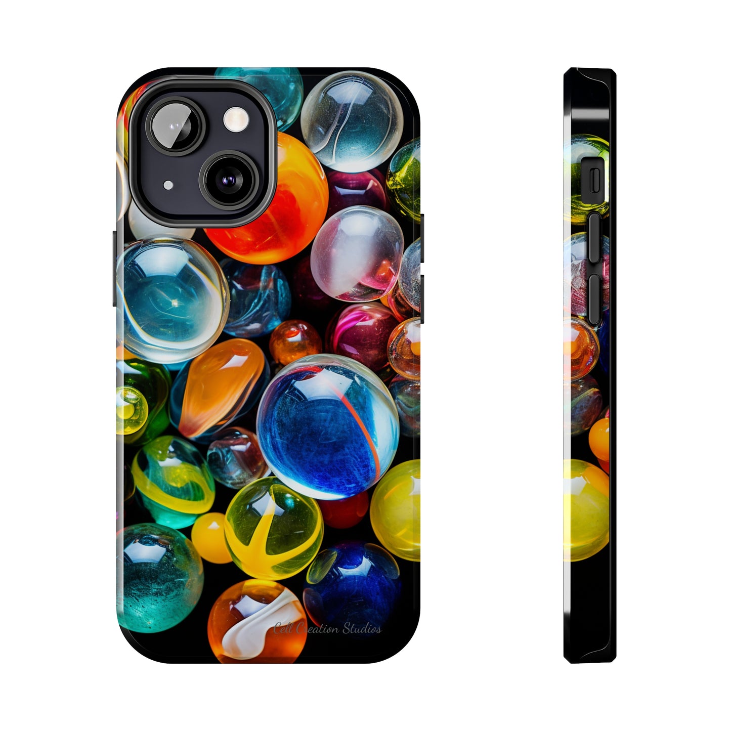 Introducing the "Vibrant Marbles Mosaic" Cell Phone Case – Carry a Kaleidoscope of Colors! -Tough Phone Cases