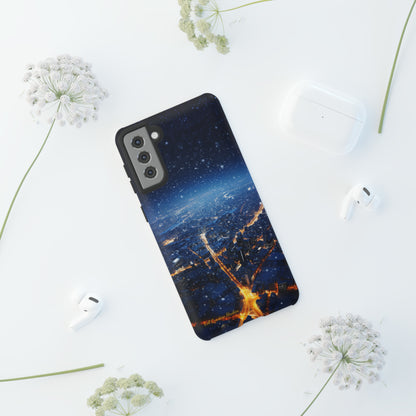 "Urban Snowfall Glow" -Tough Samsung Phone Cases