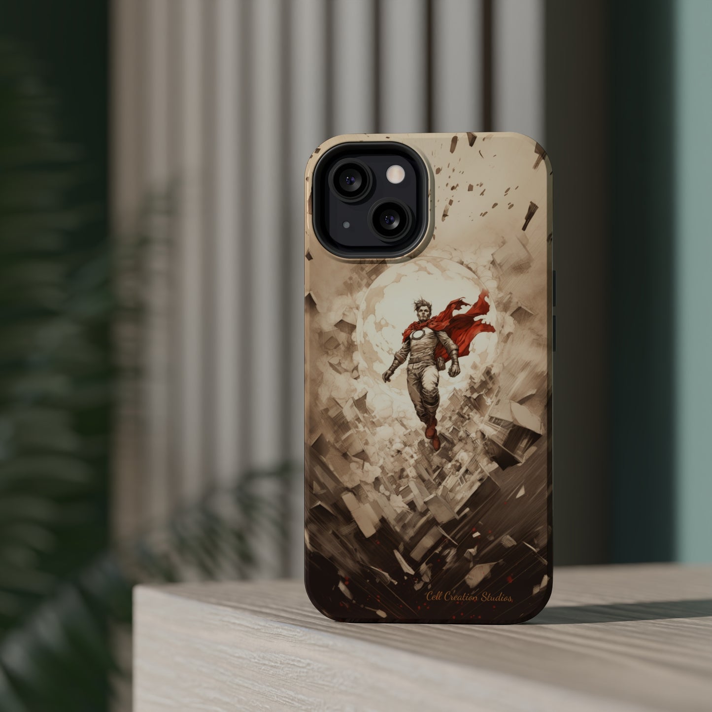 Introducing the "Heroic Guardian" Cell Phone Case – Unleash Your Inner Superhero with Captivating Design -MagSafe Tough Cases