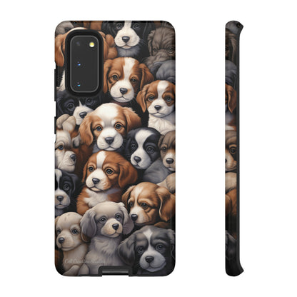 "Puppy Pile" Cuddles Phone Case -Tough Cases