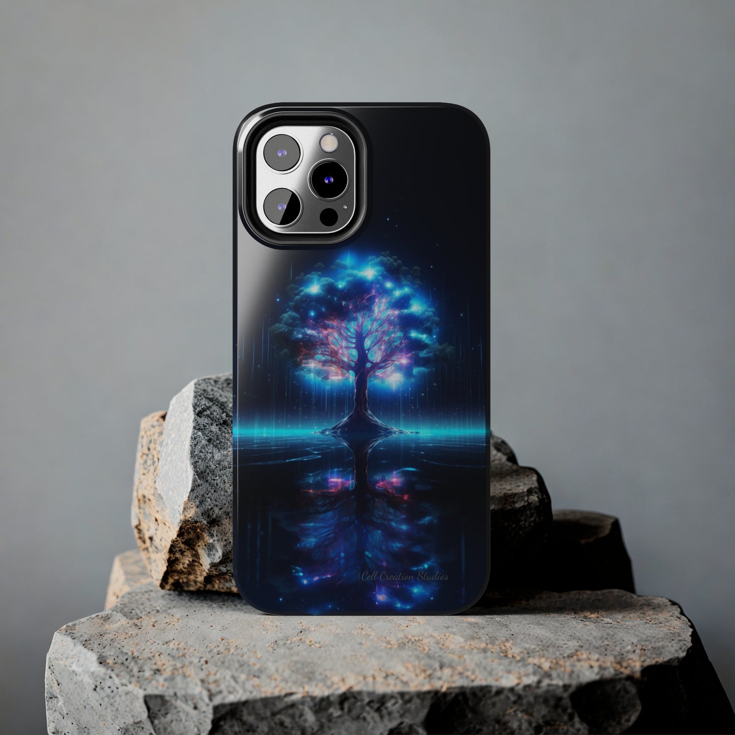 Introducing the "Luminous Tree" Cell Phone Case – Illuminate Your Style with Nature's Glow -Tough Phone Cases