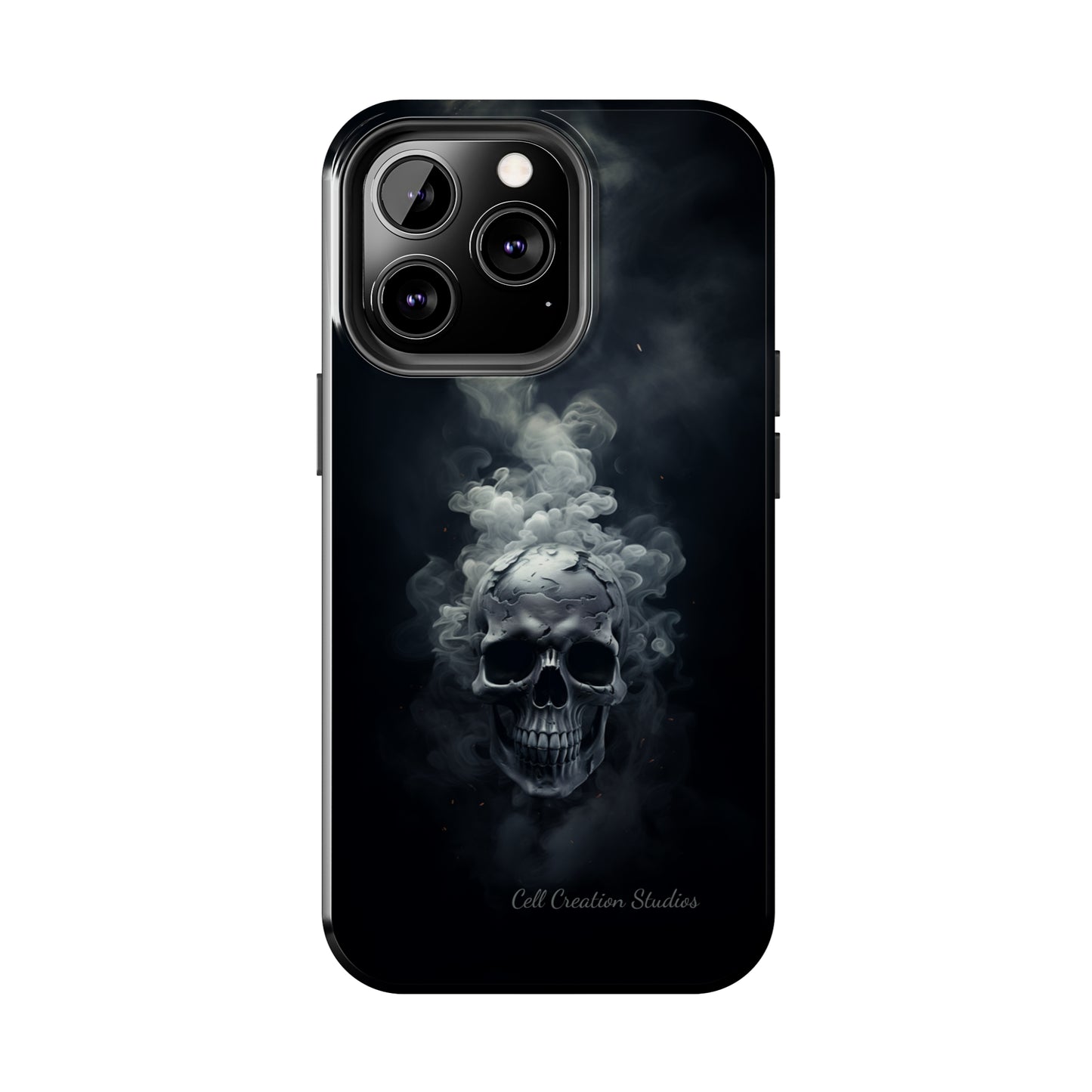 "Ethereal Skull Noir" -Tough iPhone Cases