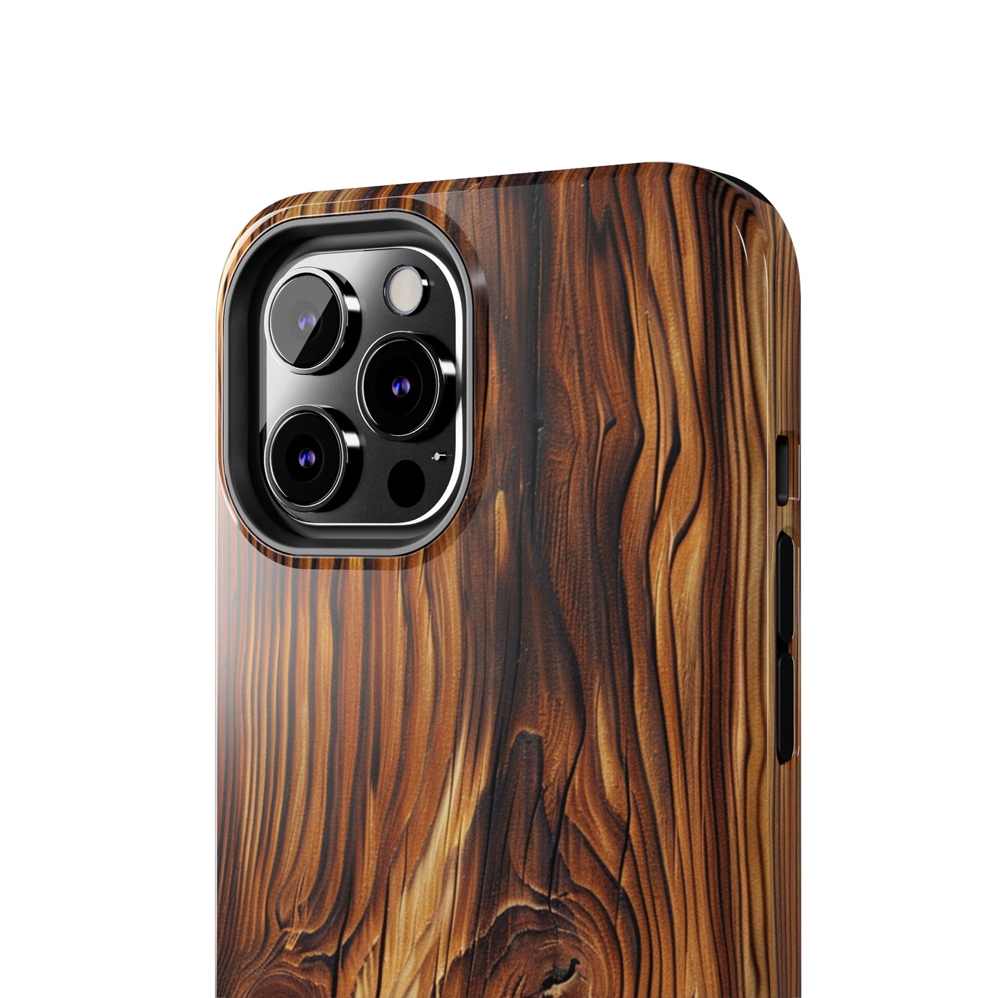 "Wood Grain Elegance" -Tough iPhone Cases