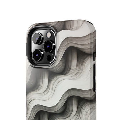 The "Geometric Waves" Cell Phone Case -Tough Phone Cases