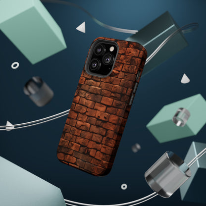 Introducing our "Urban Brick Wall" Cell Phone Case – the perfect blend of urban style and device protection -MagSafe Tough Cases