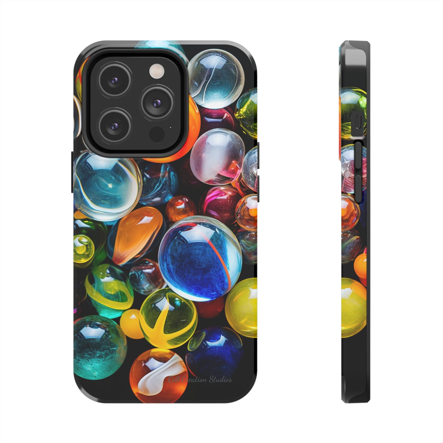 Introducing the "Vibrant Marbles Mosaic" Cell Phone Case – Carry a Kaleidoscope of Colors! -Tough Phone Cases