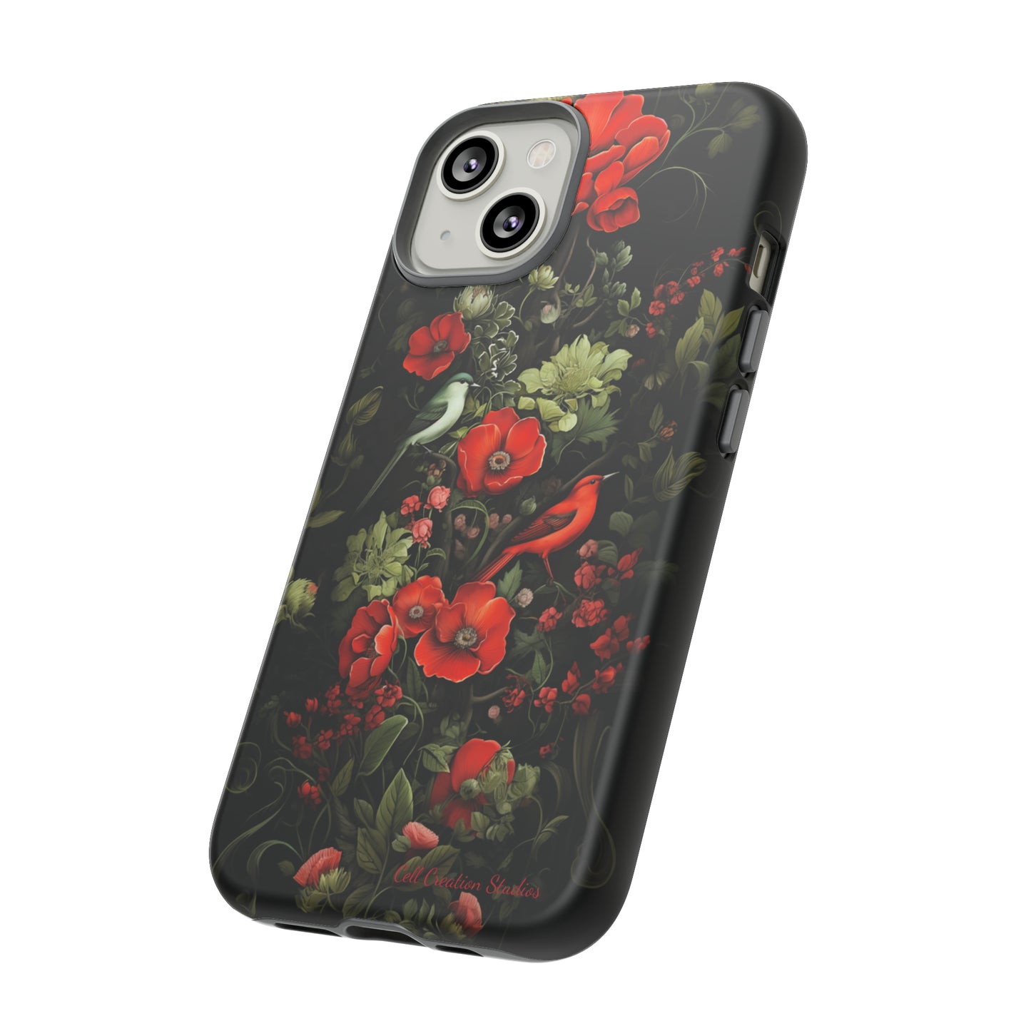 "Floral Serenade Elegance" -Tough iPhone Cases