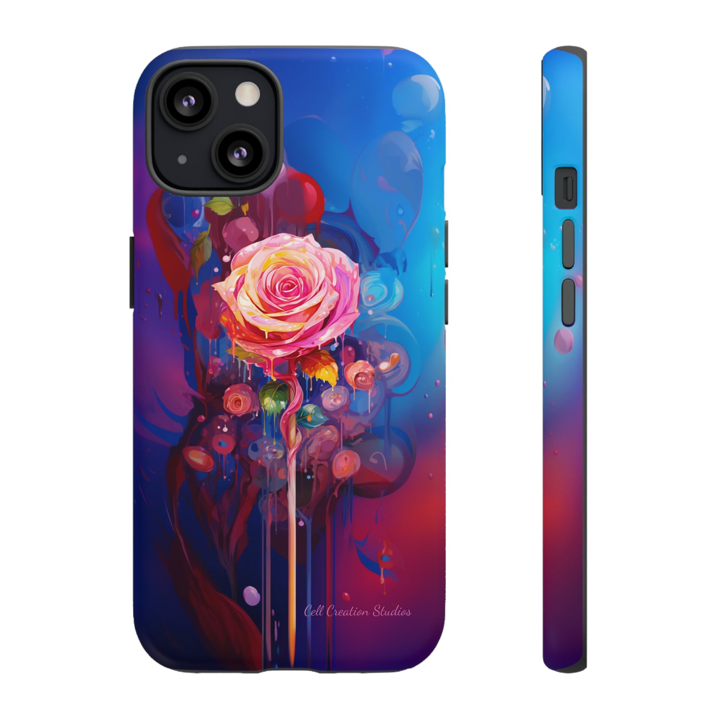 "Dreamy Rose Bloom Fantasy" -Tough iPhone Cases