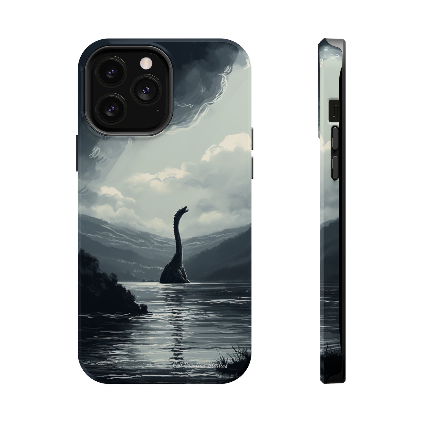 Introducing the "Mystical Loch Ness" Cell Phone Case – Capture the Legend -MagSafe Tough Cases