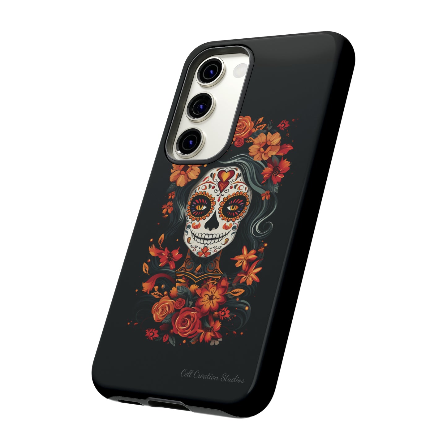 Introducing the "Day of the Dead Fiesta" Cell Phone Case – Celebrate Life in Style -Tough Cases