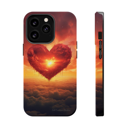 Introducing the "Sky-Heart Radiance" Cell Phone Case – Carry Love's Glow Everywhere You Go -MagSafe Tough Cases