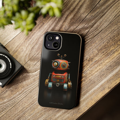 Introducing the "Toy Robot Delight" Cell Phone Case – Embrace Nostalgia with a Playful Robotic Companion! -Tough Phone Cases