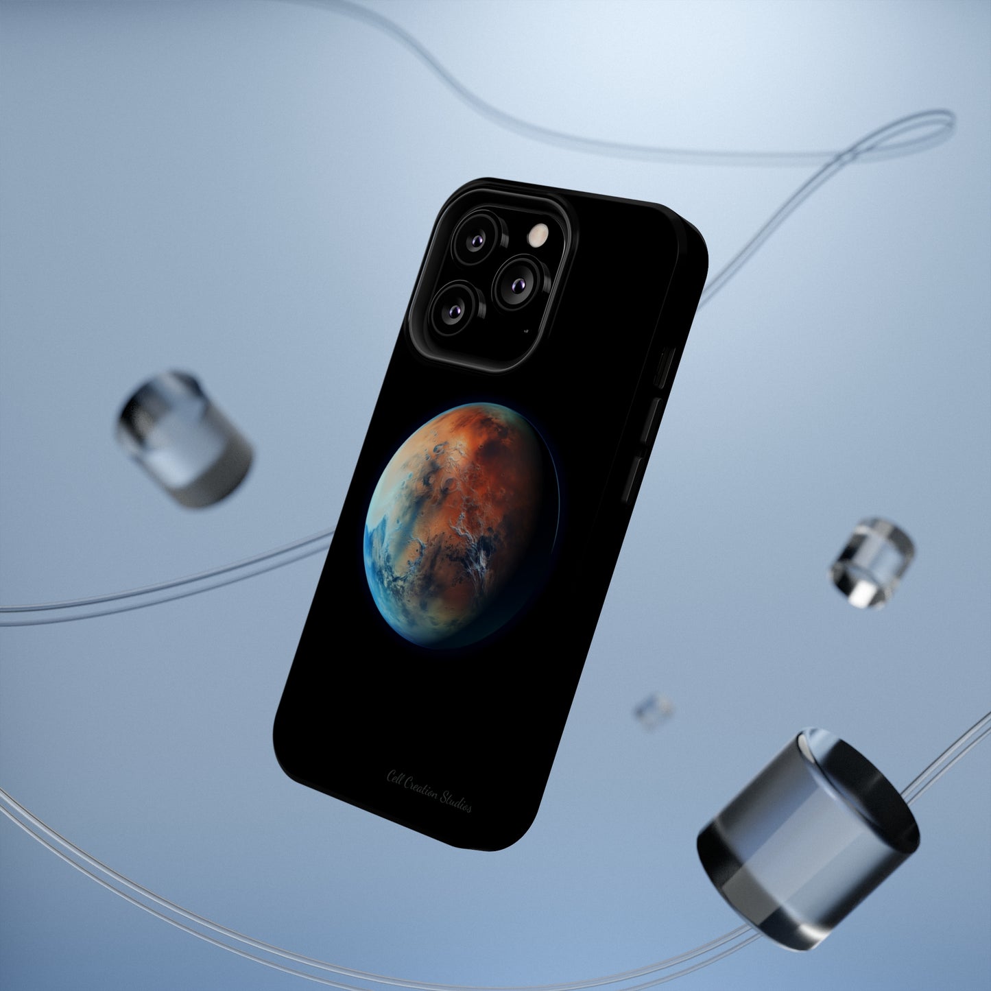 Introducing the "Mars Marvel" Cell Phone Case – Explore the Red Planet -MagSafe Tough Cases