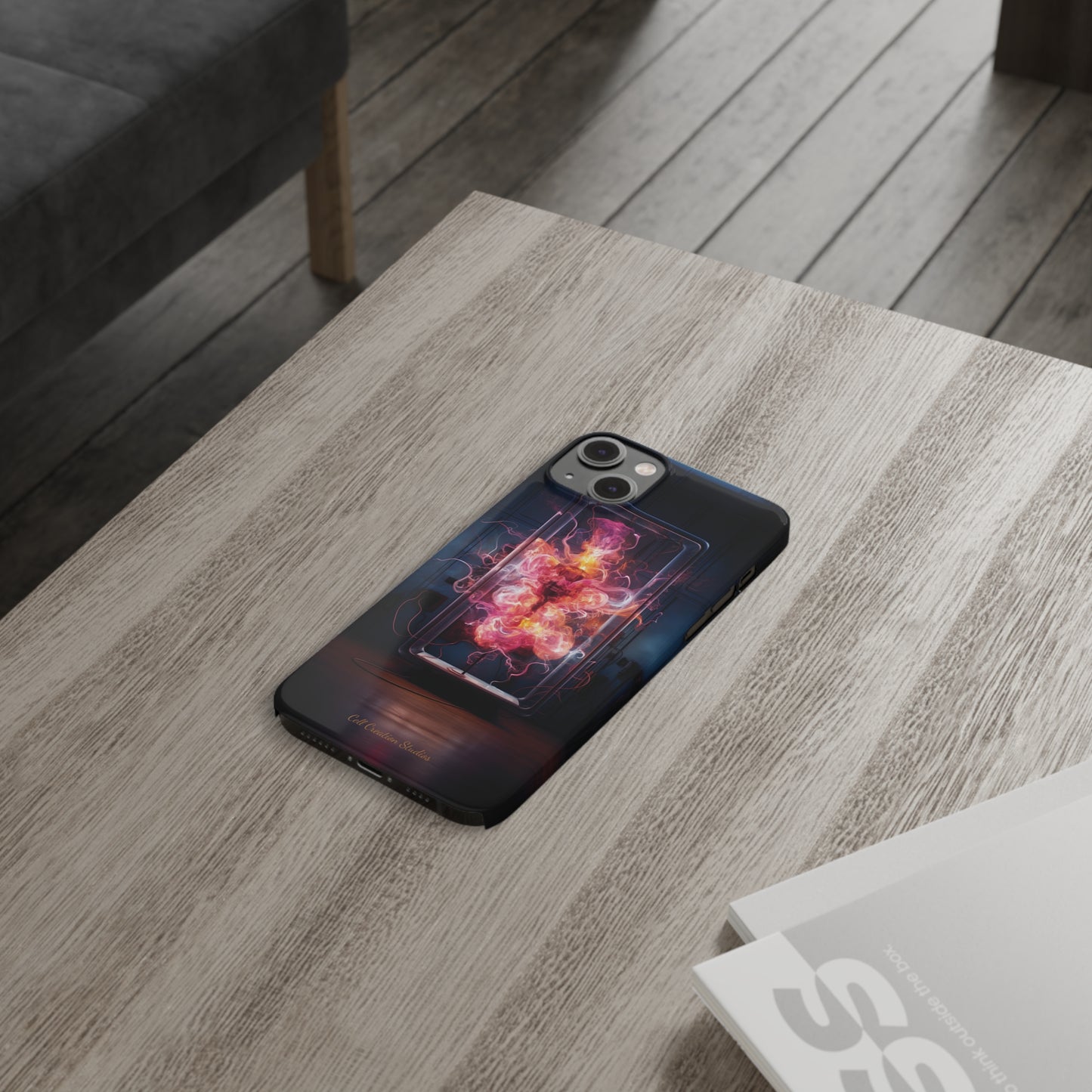 Introducing the "Ethereal Ember" Cell Phone Case – Capturing the Essence of Mystery -Slim Phone Cases