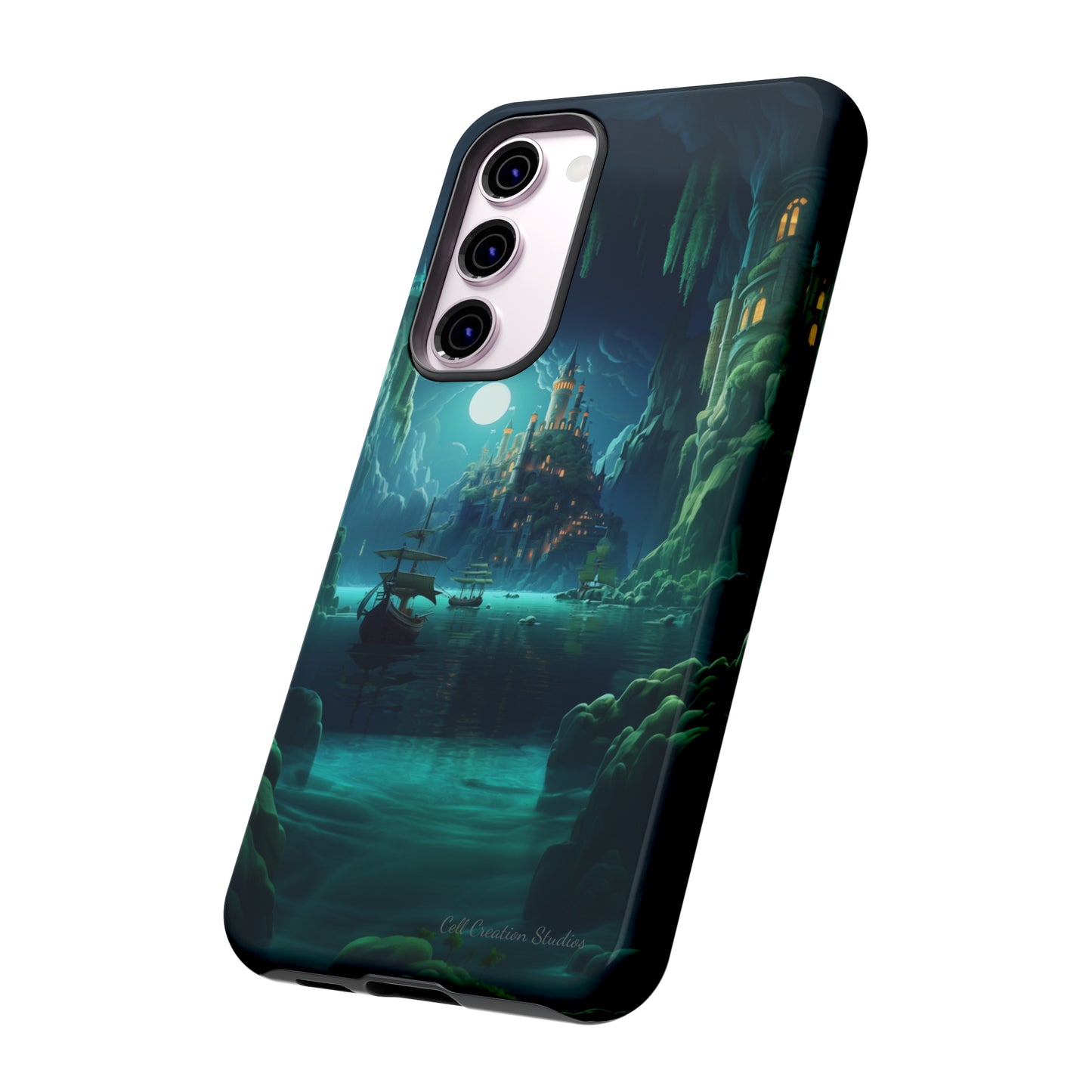 Introducing the "Moonlit Ancient City" Cell Phone Case – Explore Mysteries in the Glow of Moonlight -Tough Cases