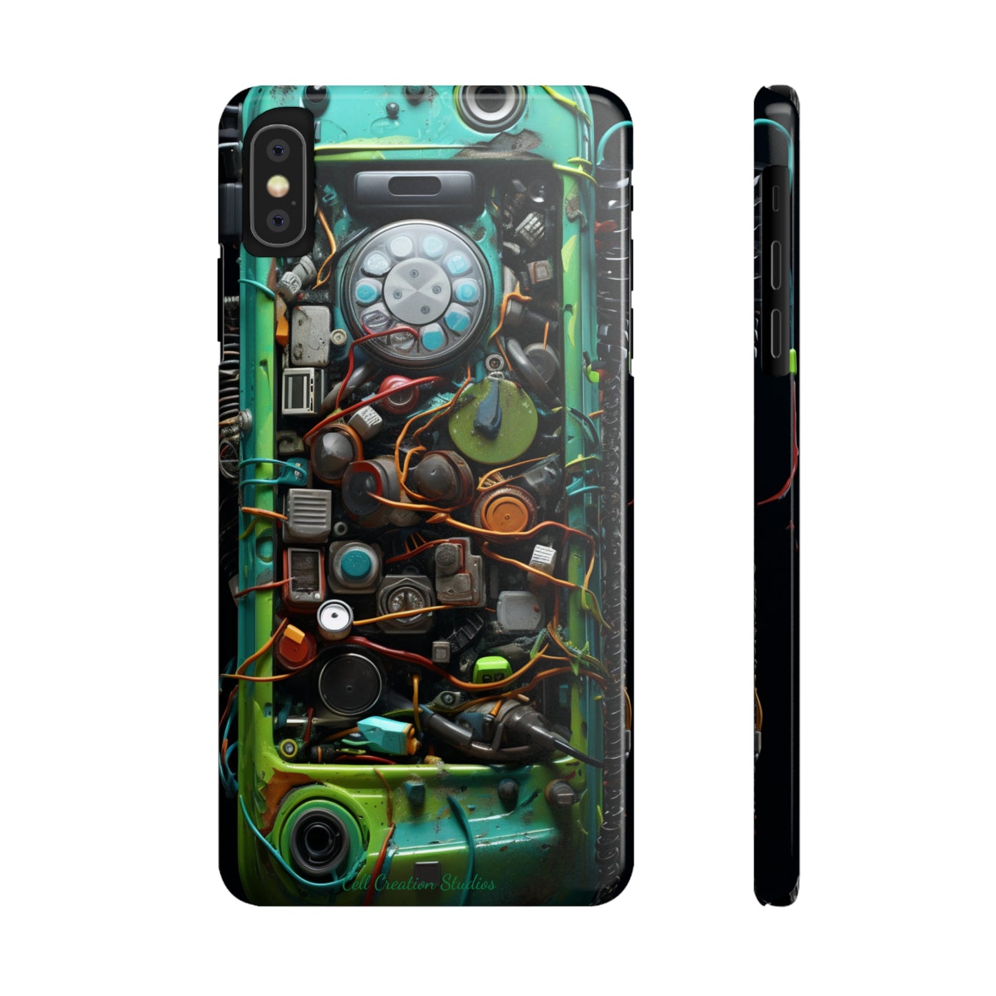 Introducing the "Mechanical Wonders" Cell Phone Case – Peek Inside with Intricate Cell Phone Inner Workings -Slim Phone Cases