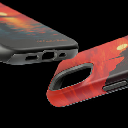 "Serenity at Sunset" -MagSafe Tough iPhone Cases