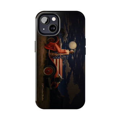 Introducing the "Desert Dreamer - 1920s Americana" Cell Phone Case – Embrace Nostalgic Elegance with Vintage Desert Charm -Tough Phone Cases