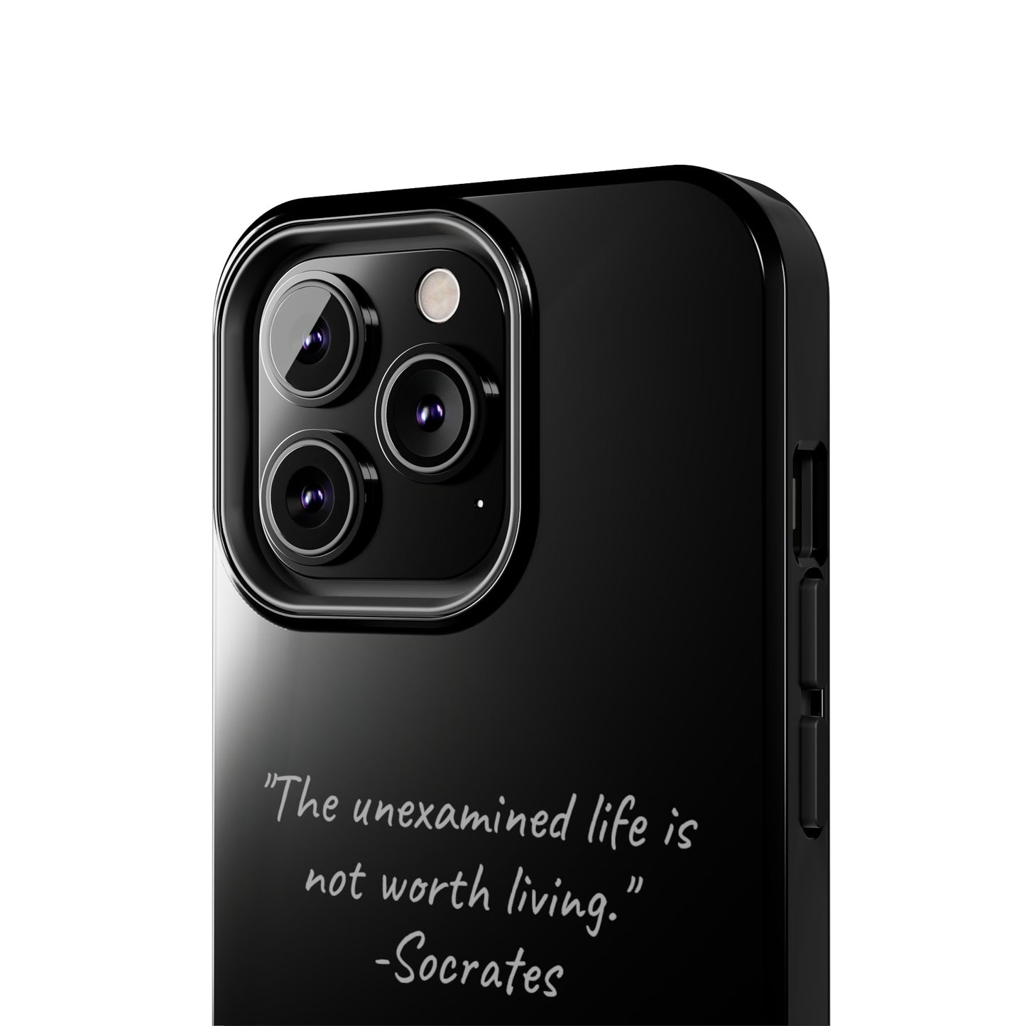 "Life's Examination" Socrates Quote Phone Case -Tough Phone Cases