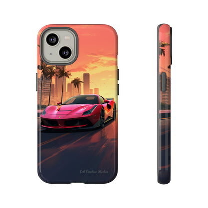 "Sunset Boulevard Ferrari Edition" -Tough iPhone Cases