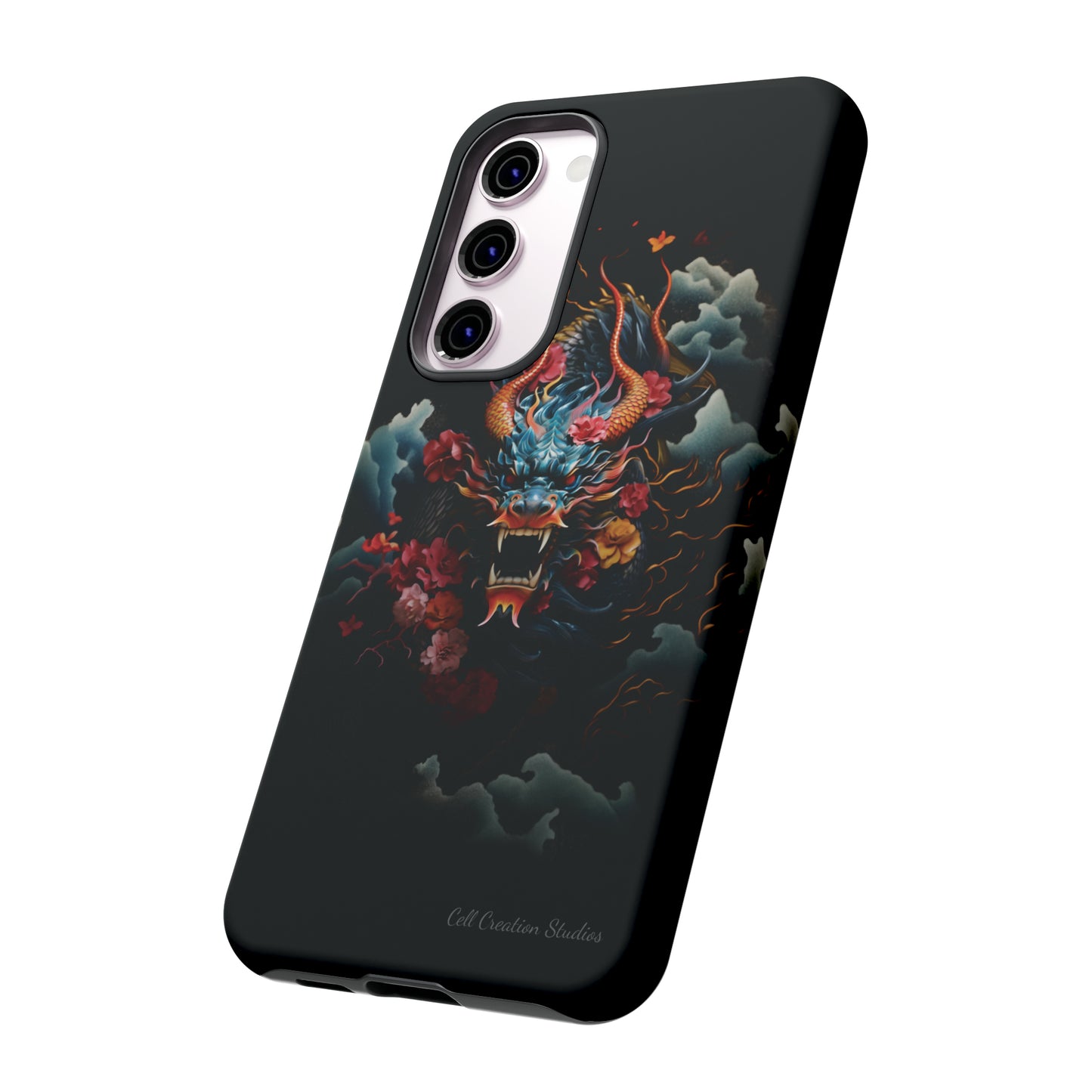 Introducing the "Japanese Dragon Majesty" Cell Phone Case – Embrace the Legend in Style -Tough Cases