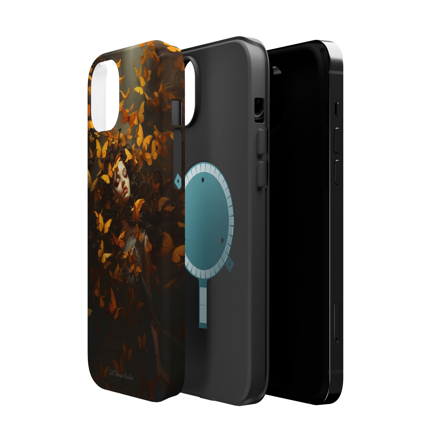 Introducing the "Butterfly Embrace" Cell Phone Case – A Fusion of Beauty and Grace -MagSafe Tough Cases