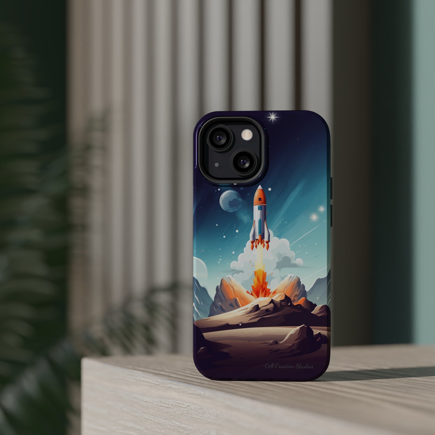 Introducing our "Galactic Odyssey" Cell Phone Case – Launch Your Device into Adventure -MagSafe Tough Cases