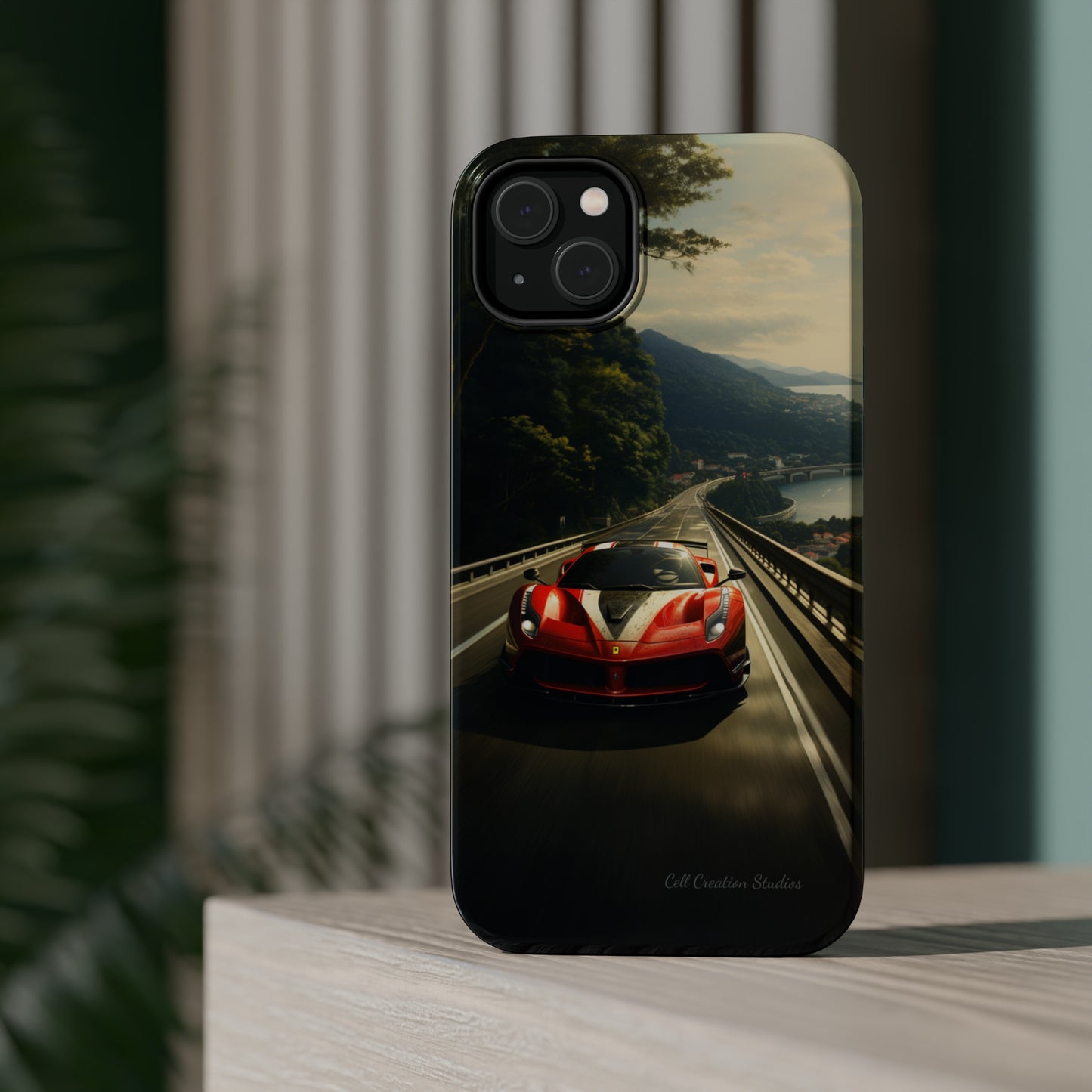 "Tropical Thrill Ferrari Edition" -MagSafe Tough iPhone Cases