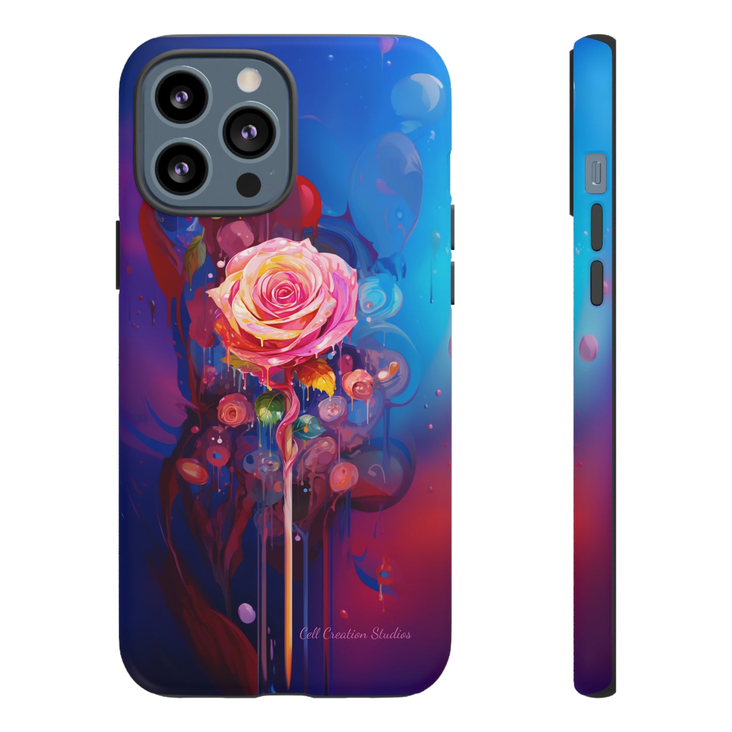 "Dreamy Rose Bloom Fantasy" -Tough iPhone Cases