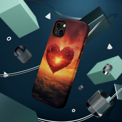 Introducing the "Sky-Heart Radiance" Cell Phone Case – Carry Love's Glow Everywhere You Go -MagSafe Tough Cases