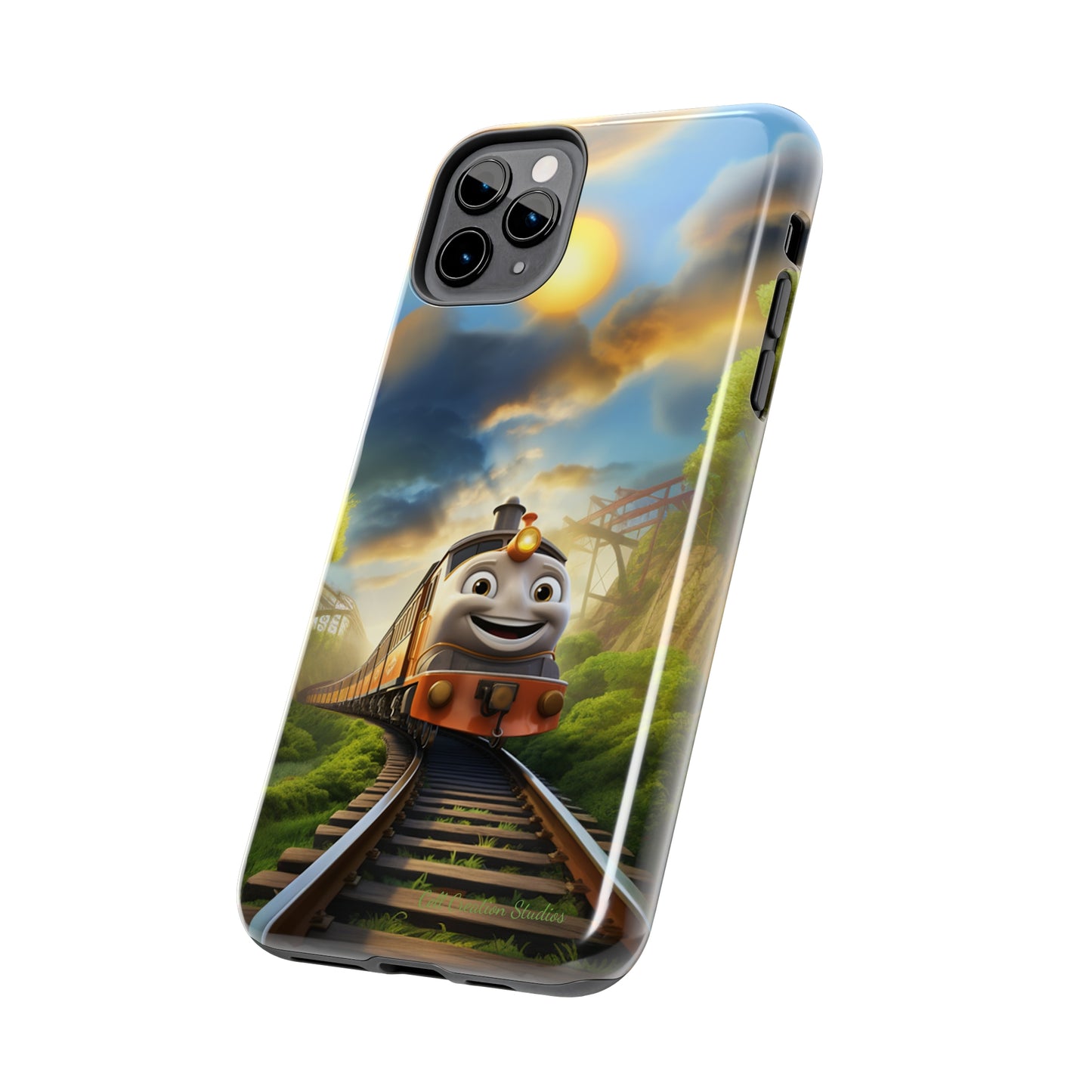 The "Smiling Express Train" Phone Case -Tough Phone Cases