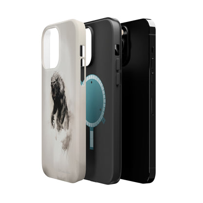 "Moonlit Shadow" Werewolf Sketch Cell Phone Case -MagSafe Tough Cases