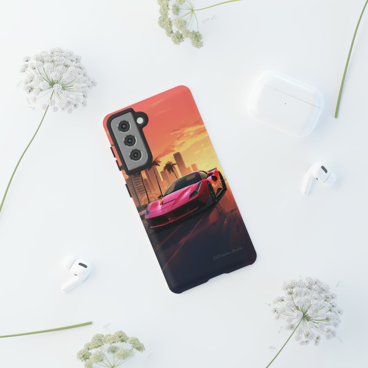 "Sunset Boulevard Ferrari Edition" -Tough Samsung Phone Cases