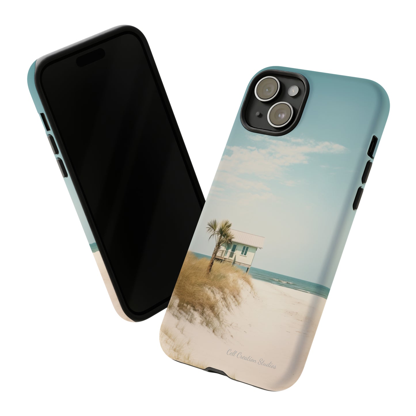 "Seaside Haven" -Tough iPhone Cases