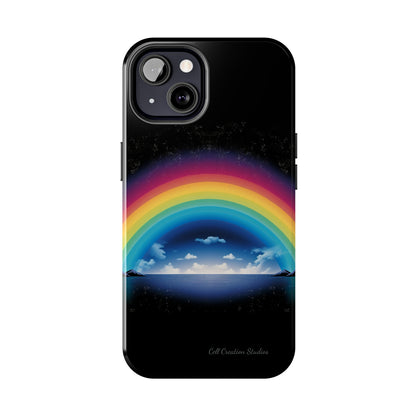 "Vibrant Skies: Rainbow Sunset" Cell Phone Case -Tough Phone Cases