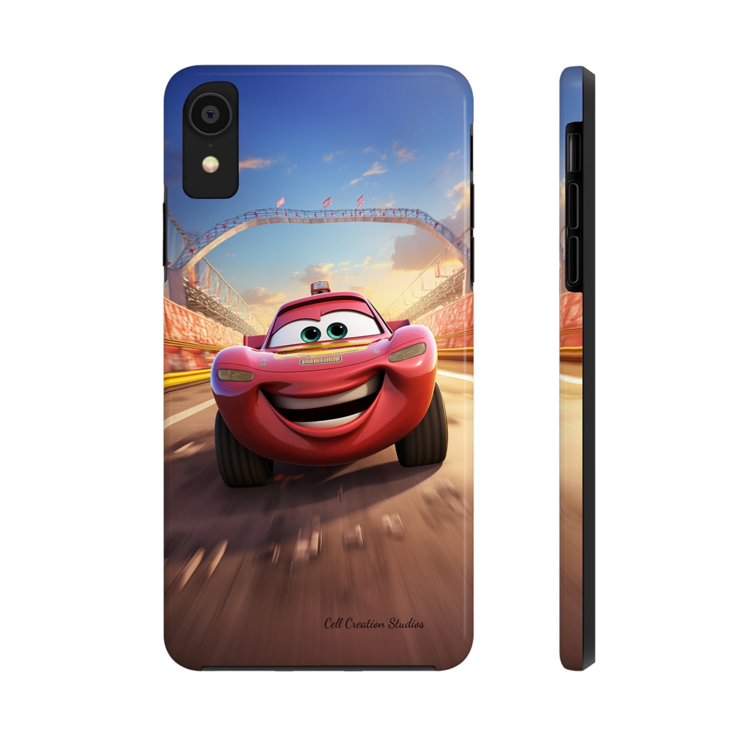 The "Smiling Red Racer" Phone Case -Tough Phone Cases