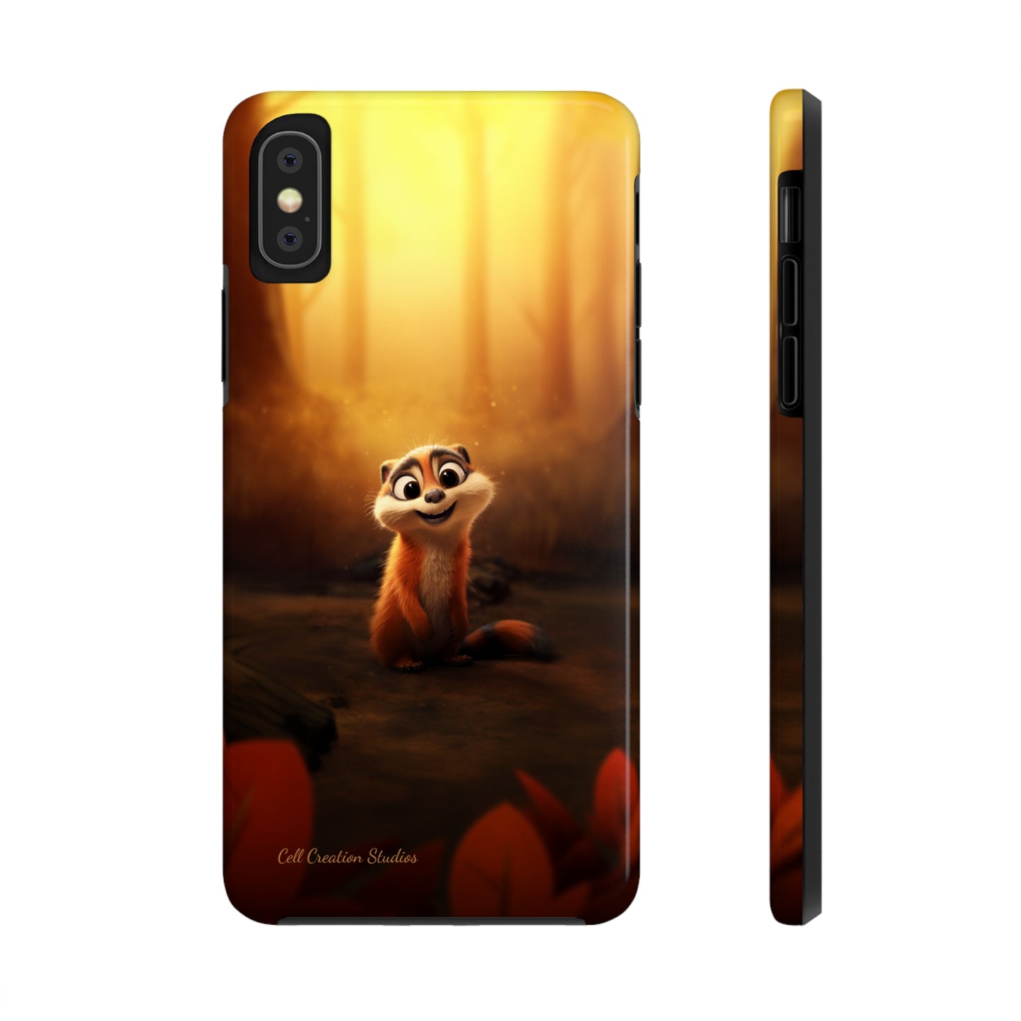 Introducing the "Woodland Chipmunk" Cell Phone Case – Embrace Natural Playfulness with Every Glance-Tough Phone Cases