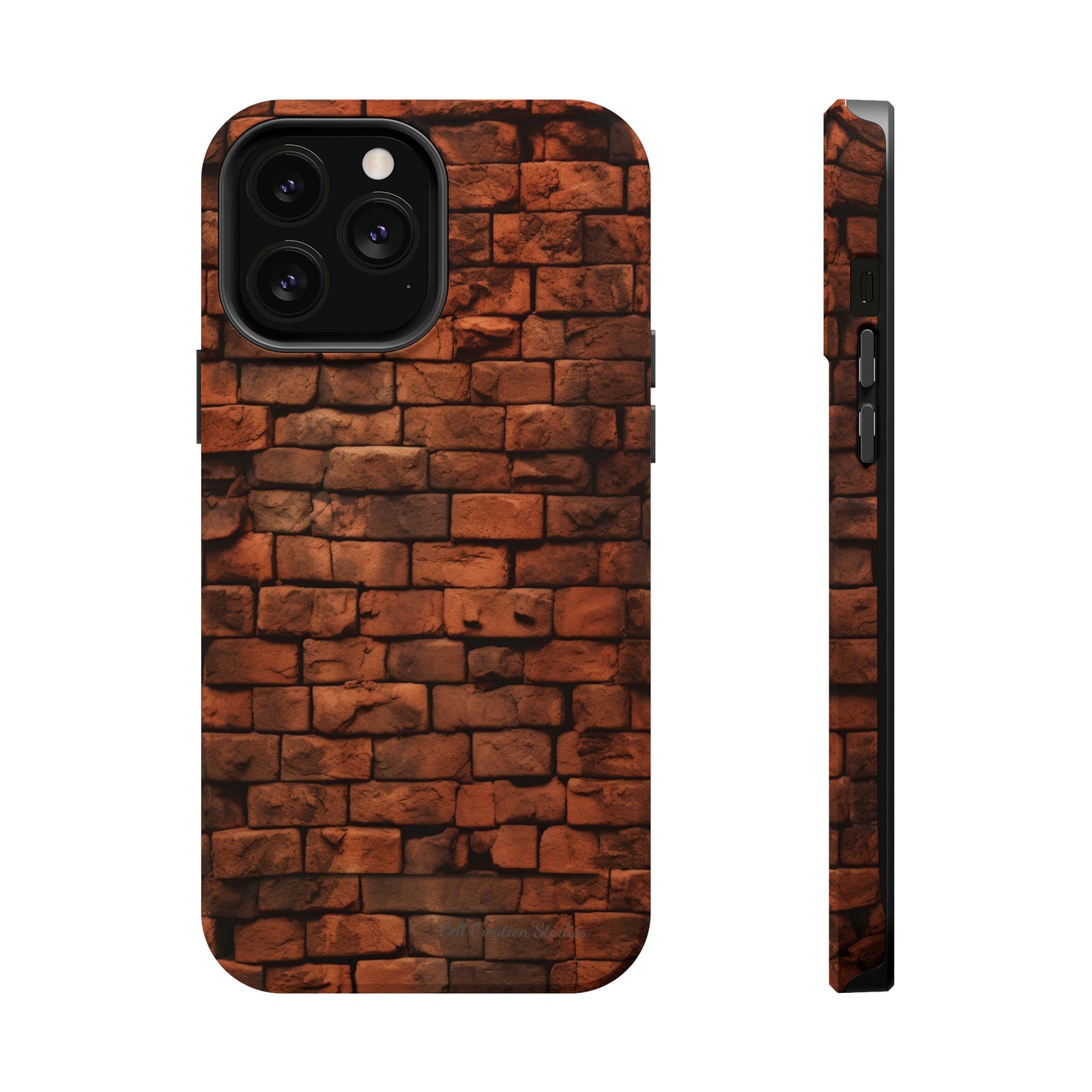 Introducing our "Urban Brick Wall" Cell Phone Case – the perfect blend of urban style and device protection -MagSafe Tough Cases