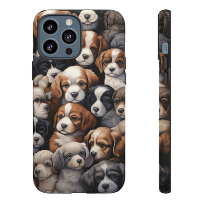 "Puppy Pile" Cuddles Phone Case -Tough Cases