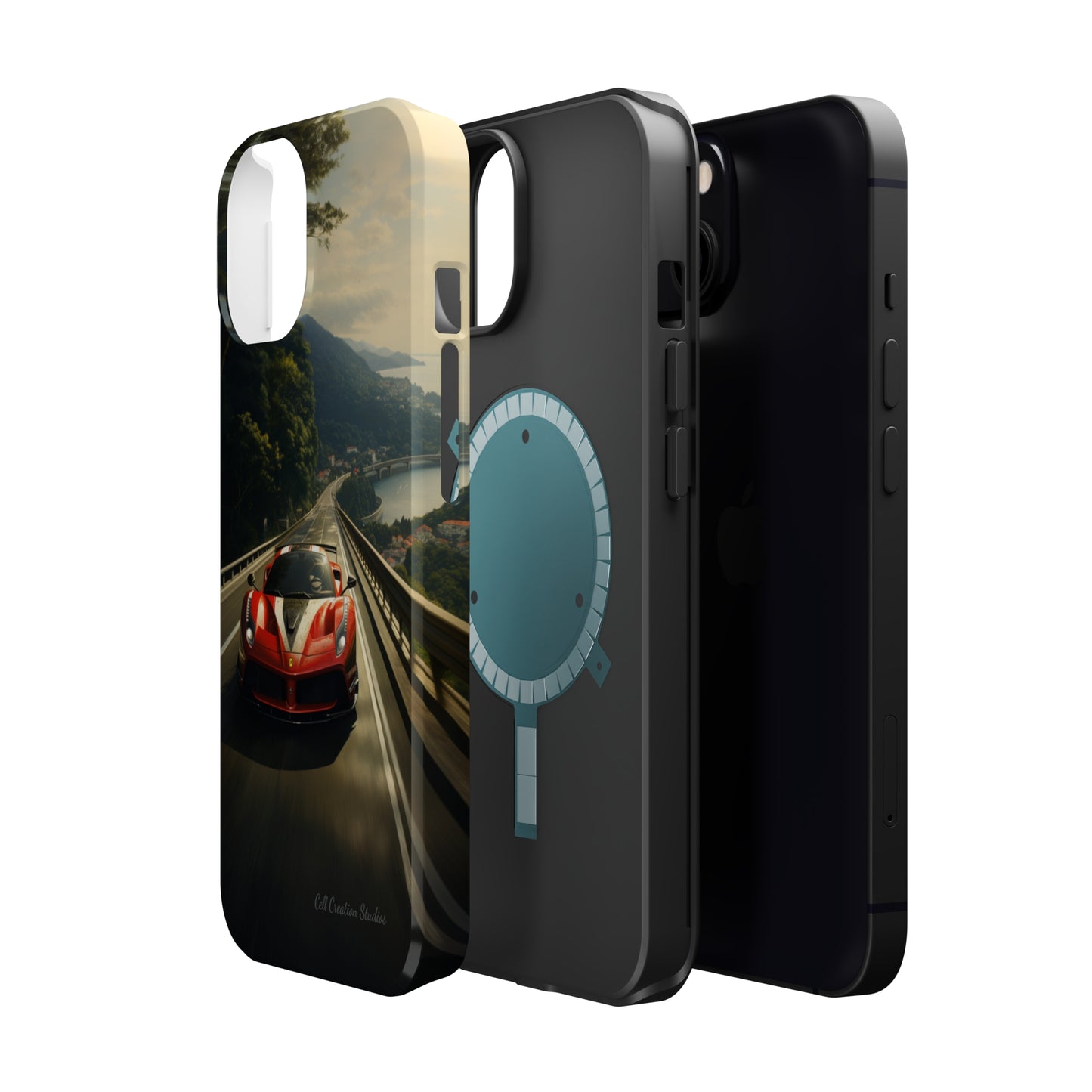 "Tropical Thrill Ferrari Edition" -MagSafe Tough iPhone Cases